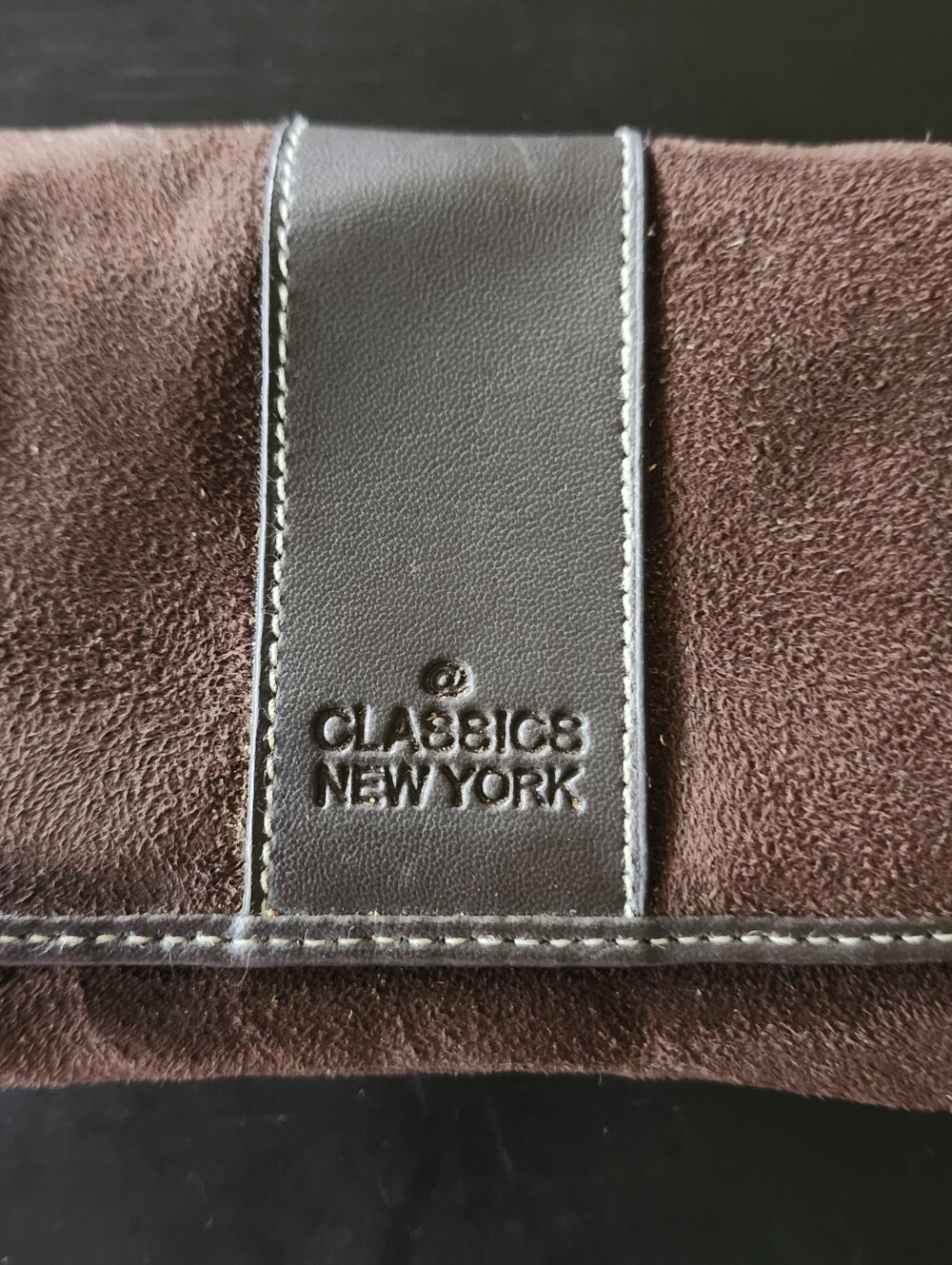 CLASSIC8 New York Brown Suede Leather Wallet